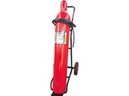 50LBS kg CO2 extinguisher empty Carbon dioxide trolley fire extinguisher 