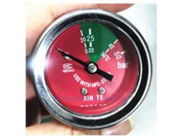 red FM200  HFC236 fire extingsuisher pressure gauge  