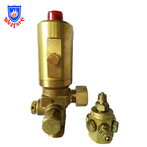 co2 fire detected pressure reducing system valve